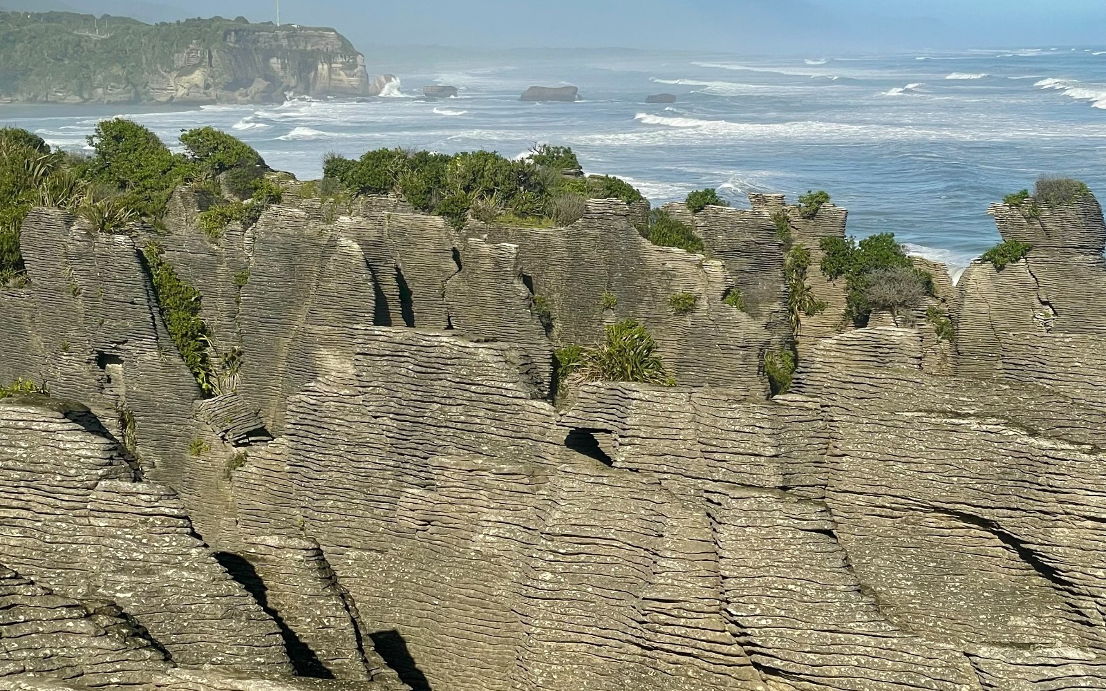 Pancake Rocks and Blowholes Walk